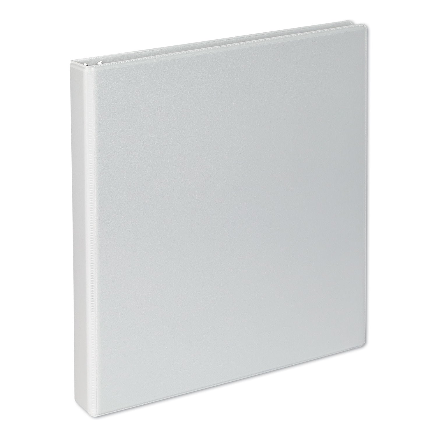 Universal Slant D-Ring View Binder, 3 Rings, 1" Capacity, 11 x 8.5, White, 4/Pack