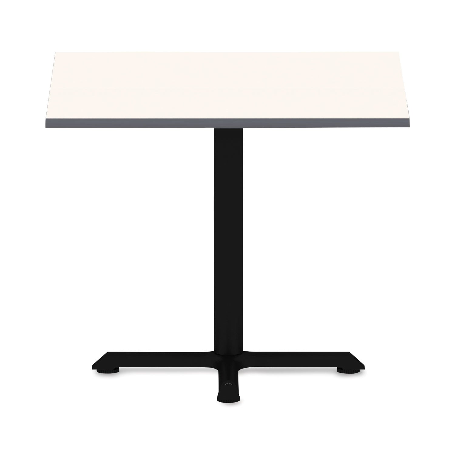 Alera Hospitality Series Single-Column Bases, 27.5" Diameter, 28.5"h, 300 lb Cap, Steel, Black