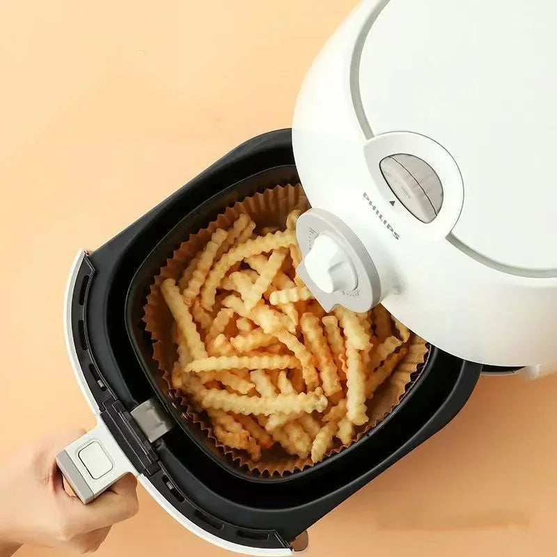 50pcs Air Fryer Grease Absorbent For Household Baking Pans With