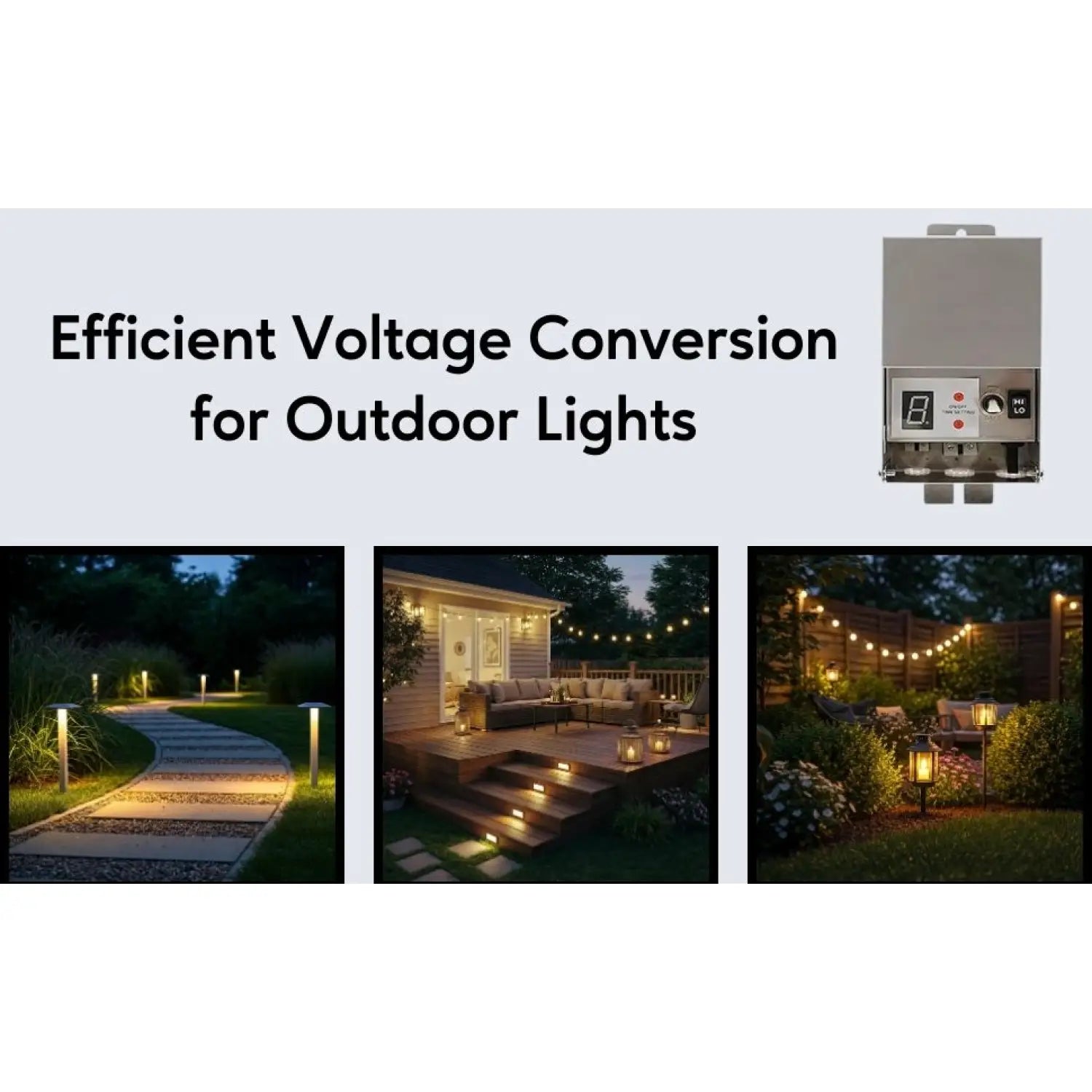 100W Multi-Tap Low Voltage Transformer | 12 - 15V