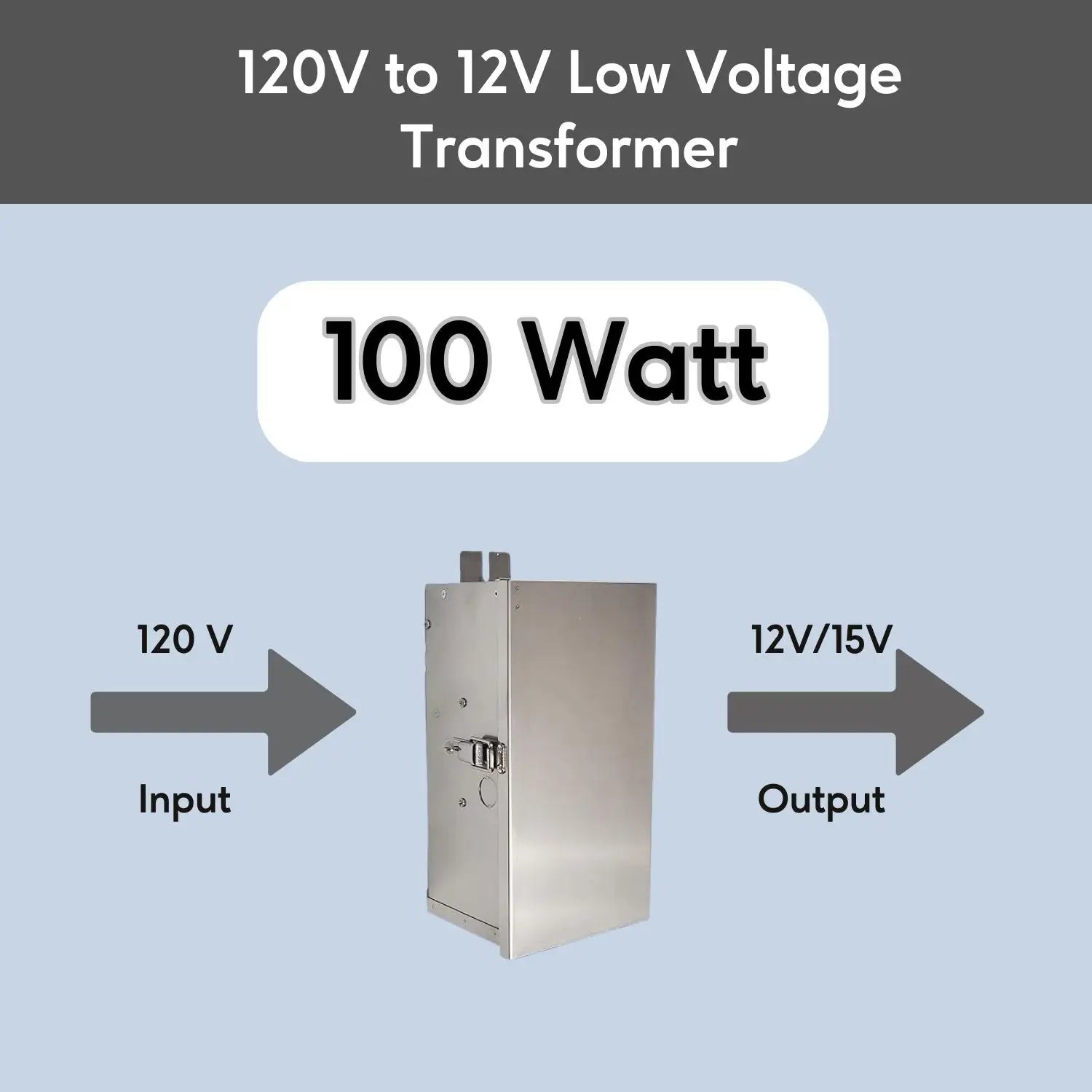 100W Multi-Tap Low Voltage Transformer | 12 - 15V