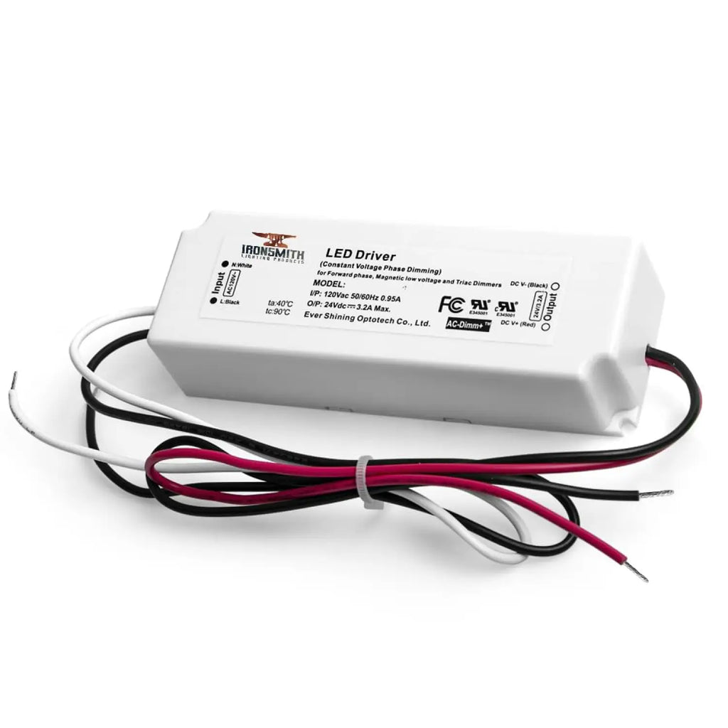 110-277V AC - 24V DC | 12W Constant Voltage LED Driver with Dimming