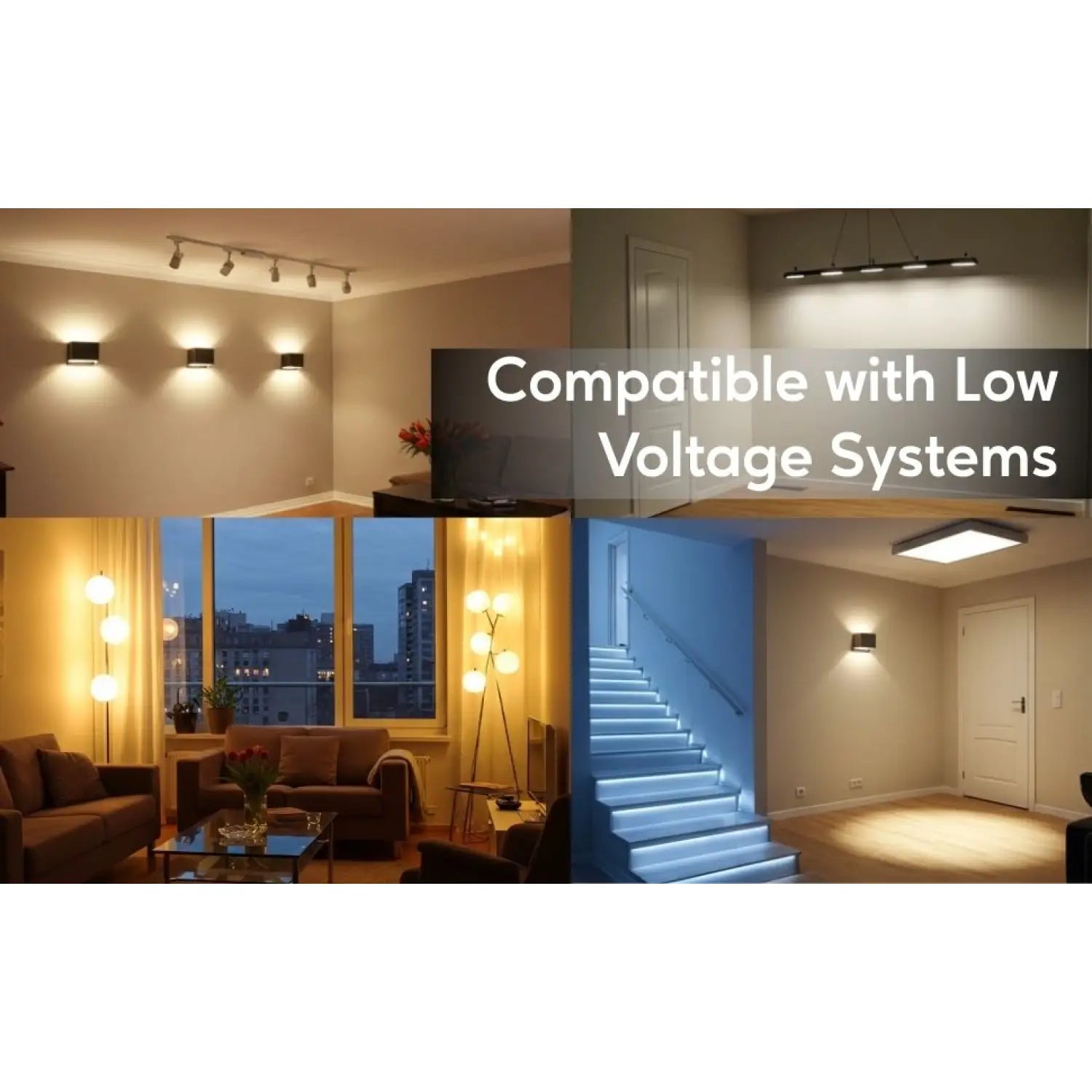 110V to 12V 60W Halogen Electronic Black Transformer