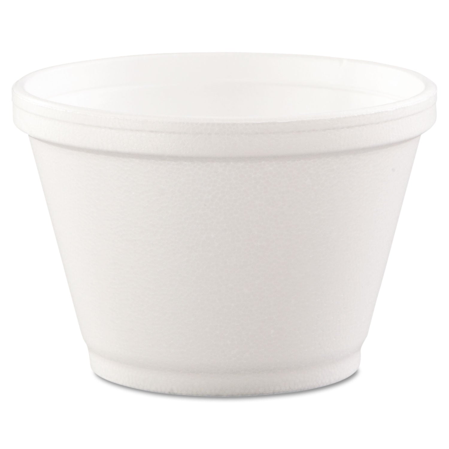 Dart Foam Containers, 6 oz, White, 50/Bag, 20 Bags/Carton