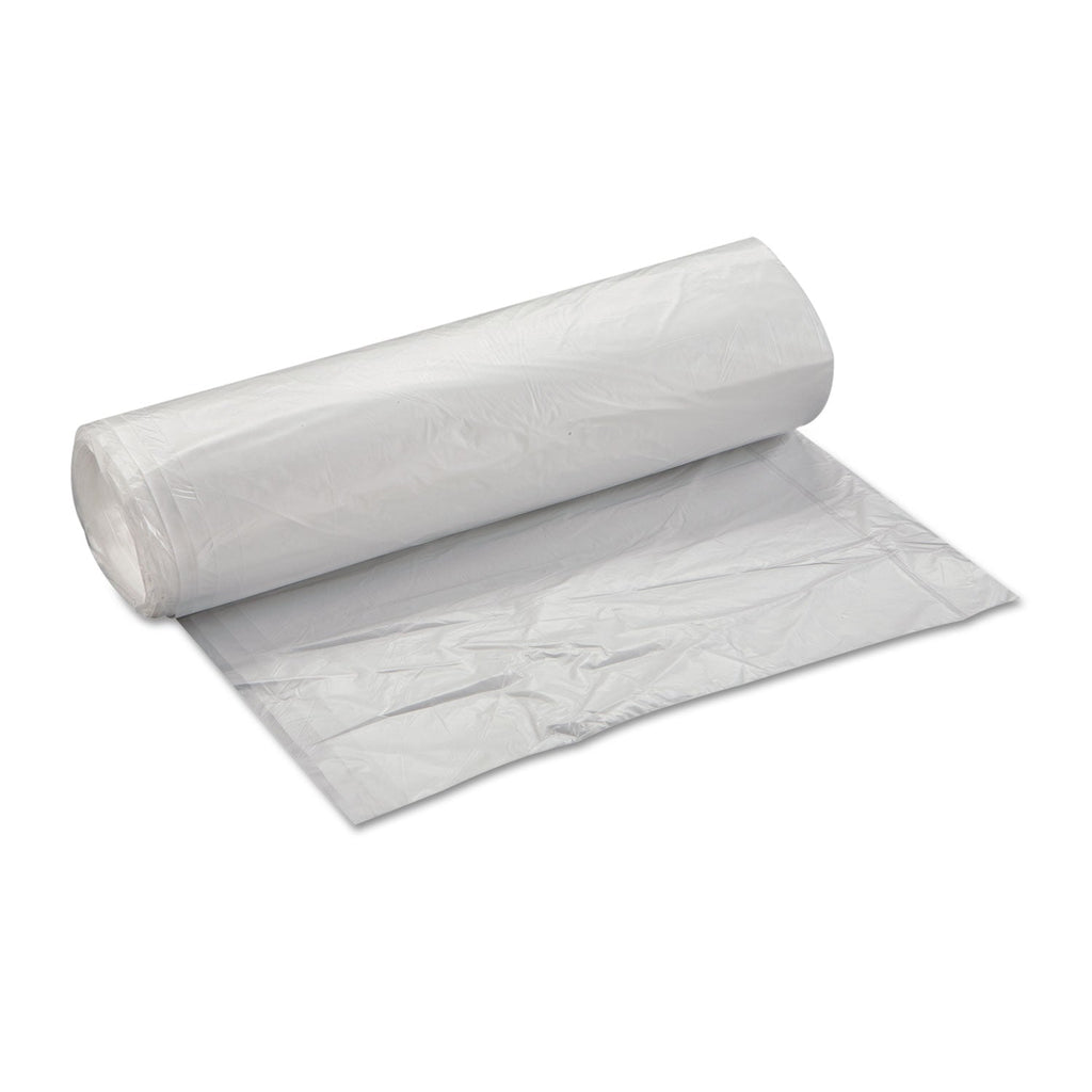 Inteplast Group High-Density Interleaved Commercial Can Liners, 45 gal, 16 microns, 40" x 48", Clear, 250/Carton