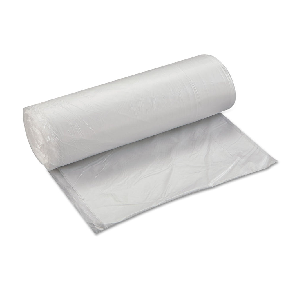 Inteplast Group High-Density Commercial Can Liners Value Pack, 60 gal, 14 microns, 38" x 58", Clear, 200/Carton