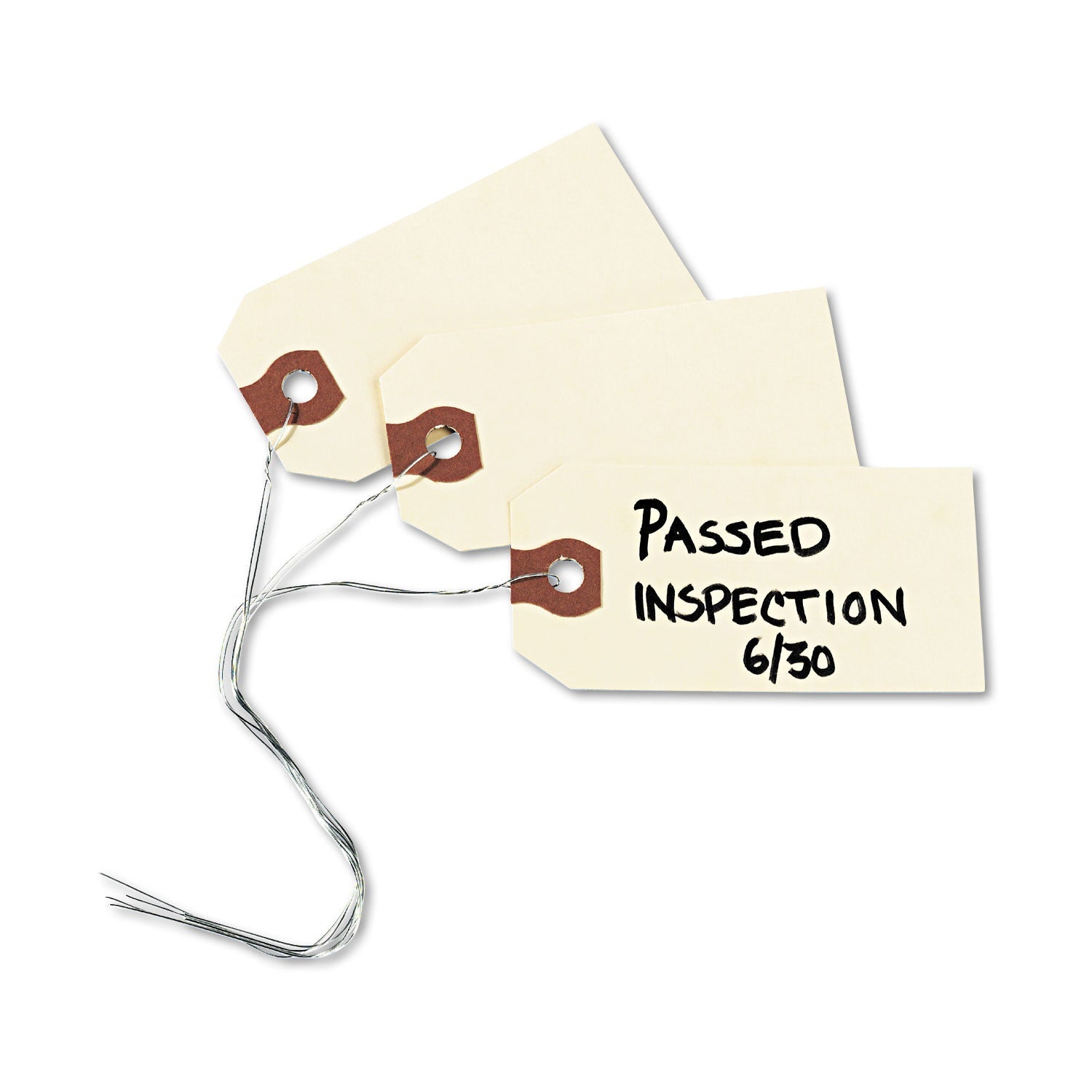 Avery Double Wired Shipping Tags, 11.5 pt Stock, 3.25 x 1.63, Manila, 1,000/Box