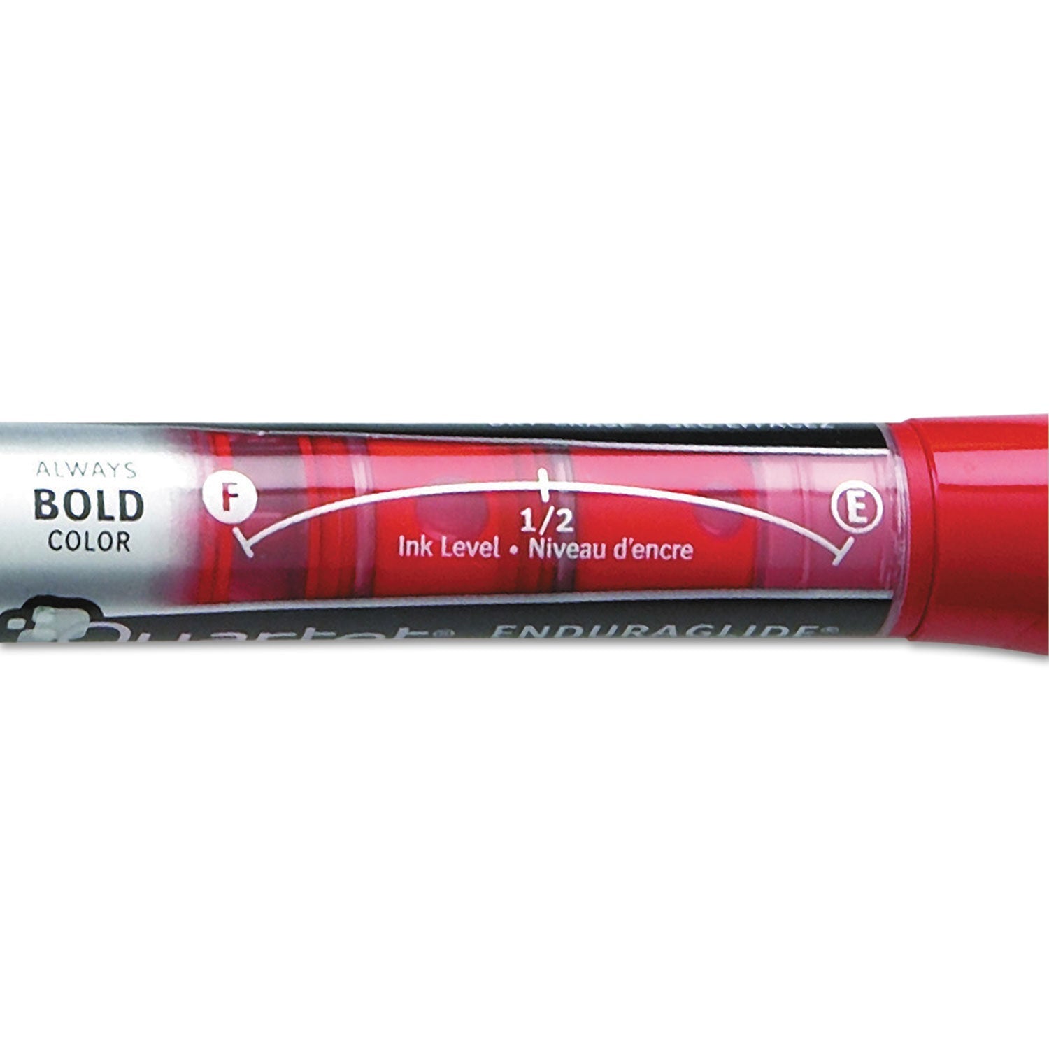 Quartet EnduraGlide Dry Erase Marker, Broad Chisel Tip, Four Assorted Colors, 12/Set