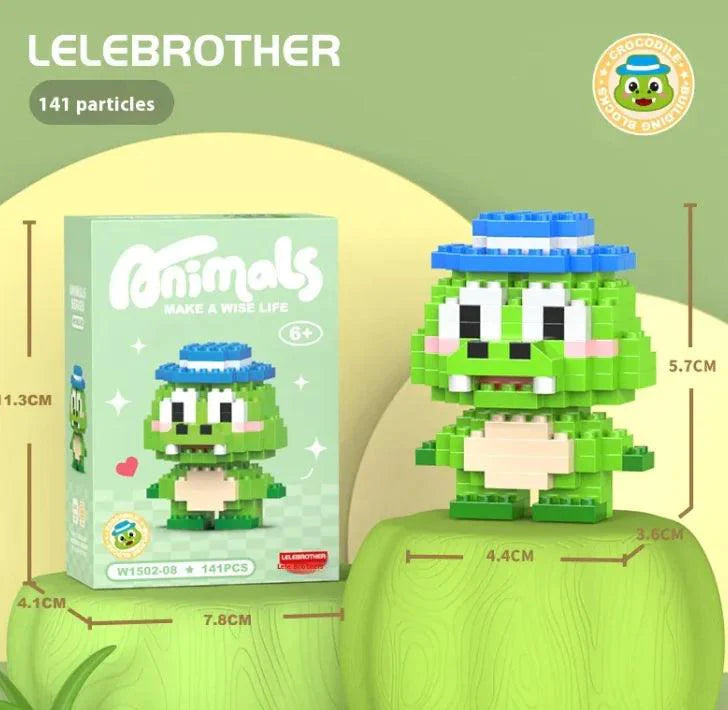 Cartoon Animal Series Cute Doll Tiny Particle Building Blocks
