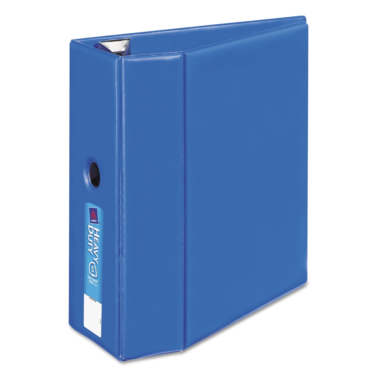 Avery Heavy-Duty Non-View Binder with DuraHinge, Locking One Touch EZD Rings and Thumb Notch, 3 Rings, 5" Capacity, 11 x 8.5, Blue