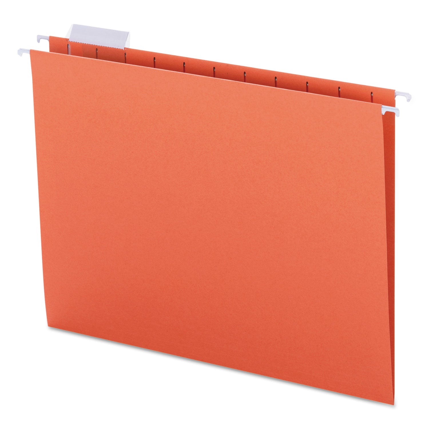 Smead Colored Hanging File Folders with 1/5 Cut Tabs, Letter Size, 1/5-Cut Tabs, Orange, 25/Box