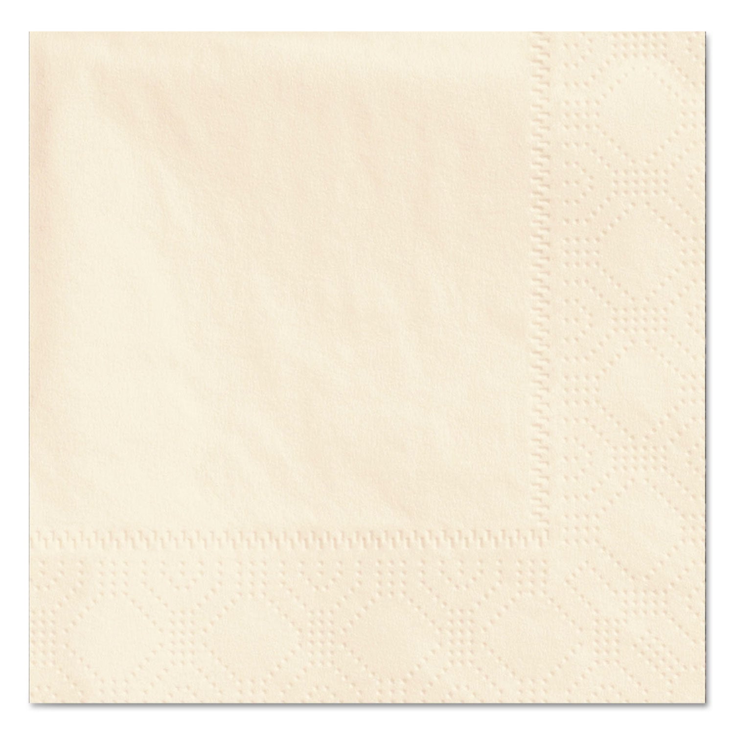 Hoffmaster Beverage Napkins, 2-Ply, 9 1/2 x 9 1/2, Ecru, 1000/Carton