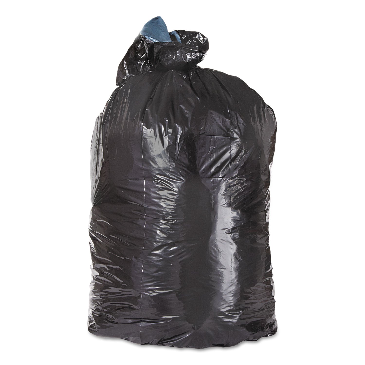 Trinity Plastics Low-Density Can Liners, 33 gal, 1.6 mil, 23" x 39", Black, 100/Carton