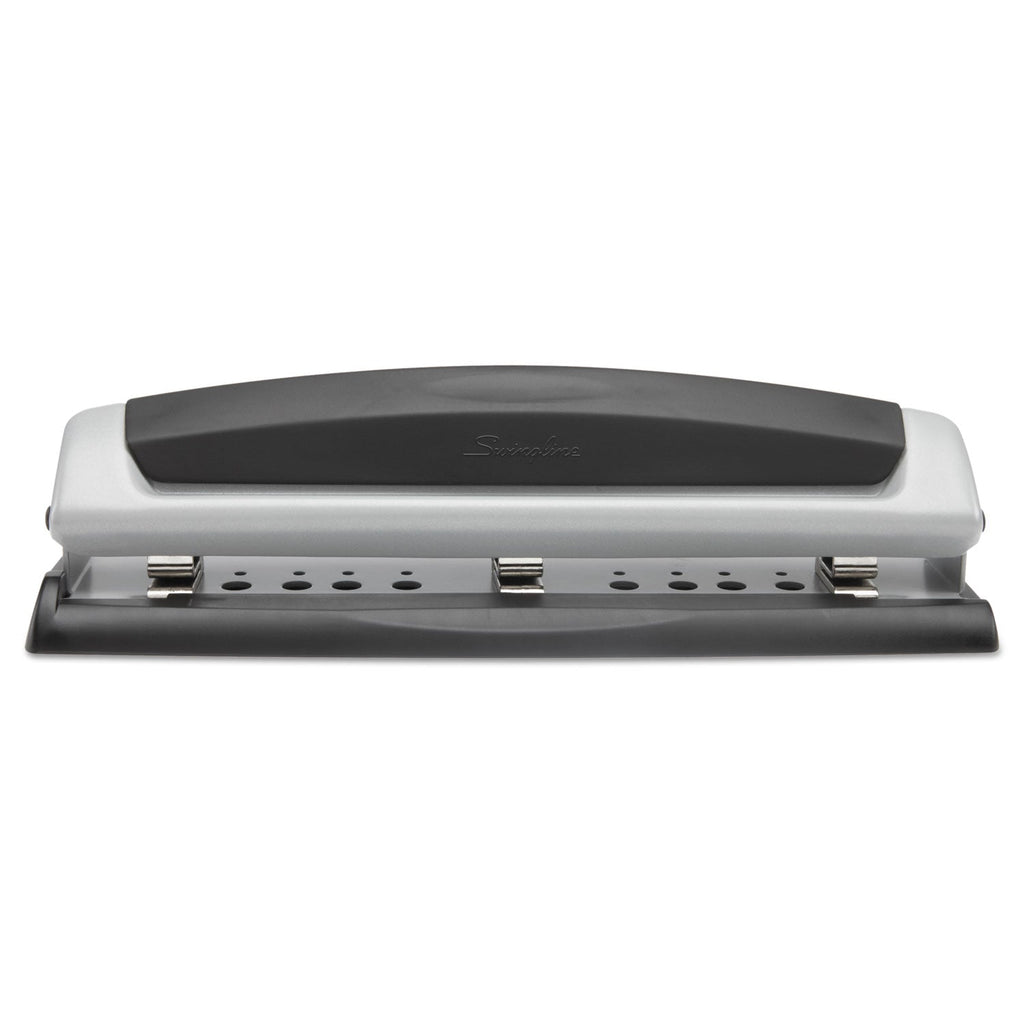 Swingline 10-Sheet Precision Pro Desktop Two- to Three-Hole Punch, 9/32" Holes