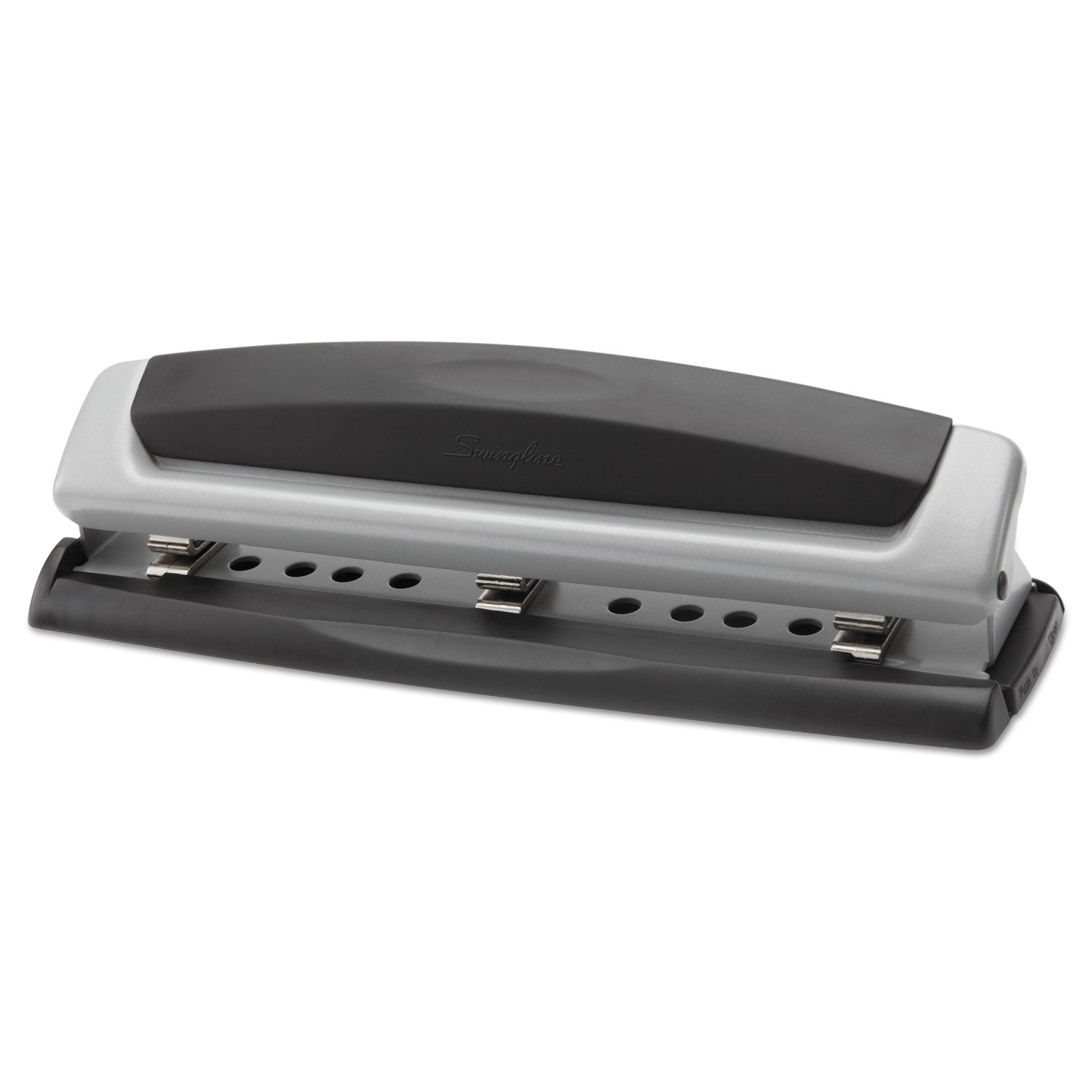 Swingline 10-Sheet Precision Pro Desktop Two- to Three-Hole Punch, 9/32" Holes