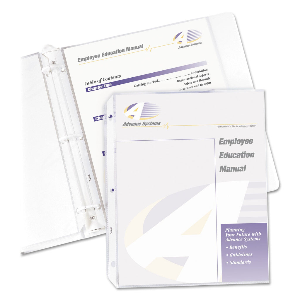 C-Line Super Heavyweight Polypropylene Sheet Protectors, Clear, 2", 11 x 8.5, 50/BX