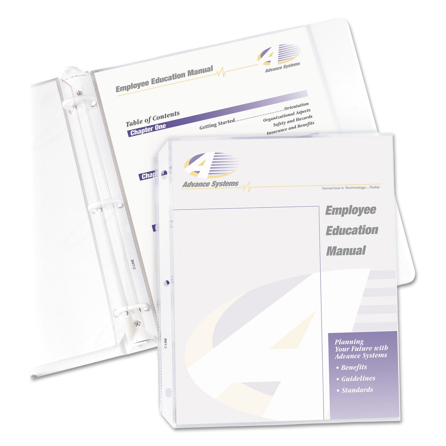 C-Line Super Heavyweight Polypropylene Sheet Protectors, Clear, 2", 11 x 8.5, 50/BX