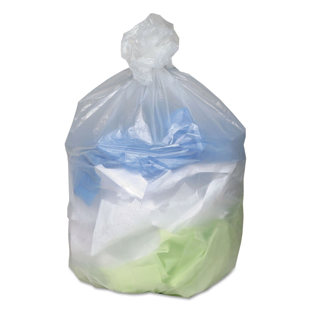 Ultra Plus Can Liners, 30 gal, 10 microns, 30" x 37", Natural, 500/Carton