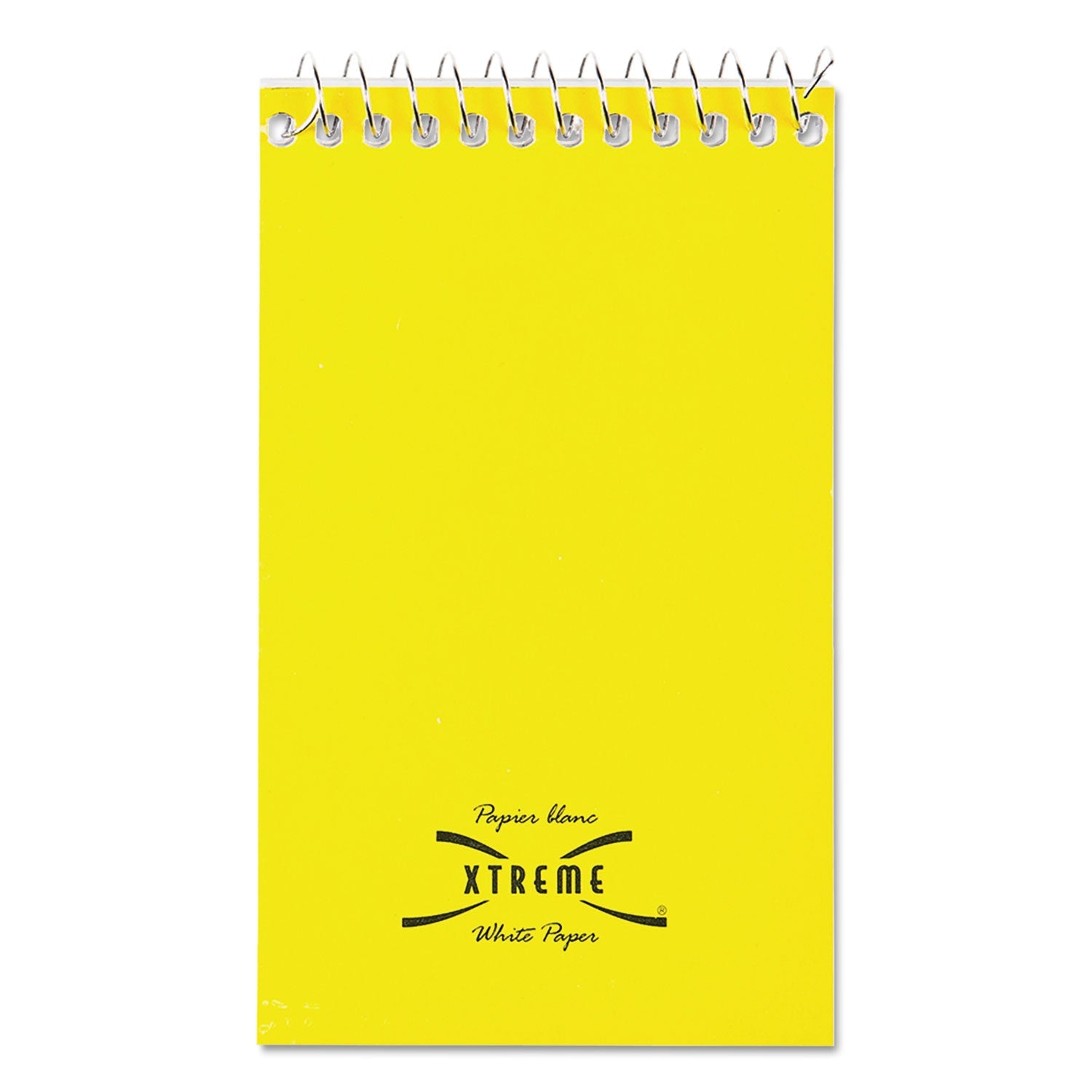 National Paper Blanc Xtreme White Wirebound Memo Pads, Narrow Rule, Randomly Assorted Cover Colors, 60 White 3 x 5 Sheets