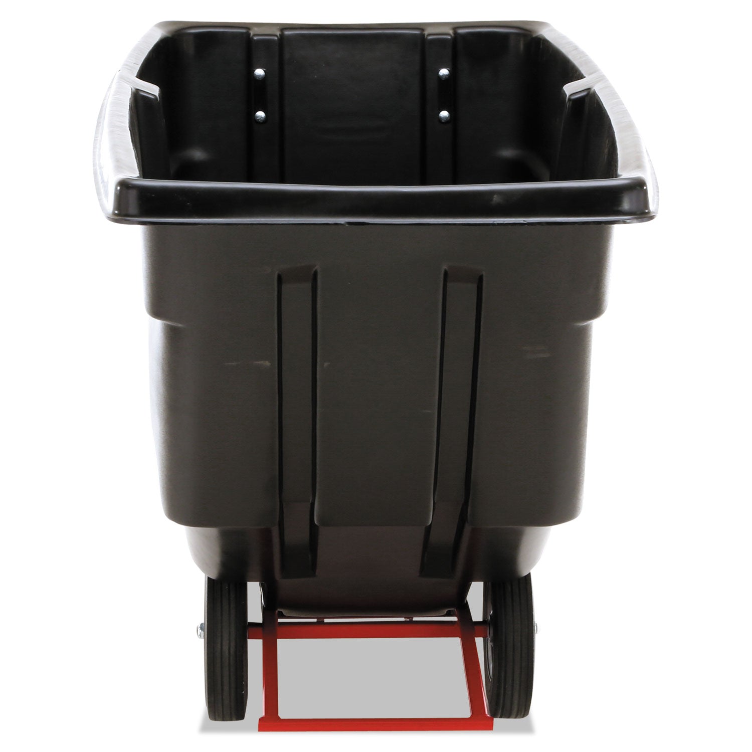 Rubbermaid Rotomolded Tilt Truck, Rectangular, Plastic, 850 lb Capacity, Black