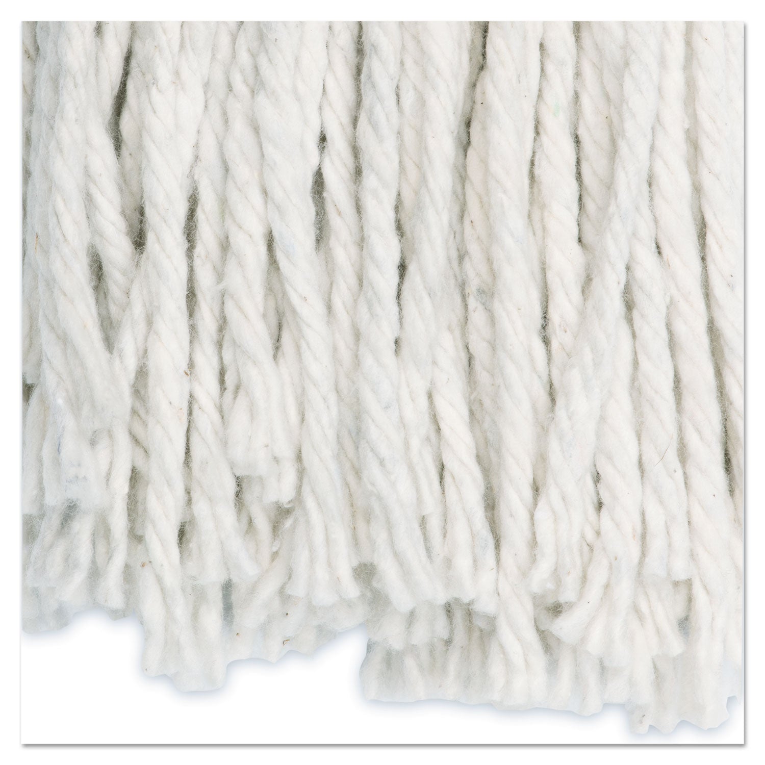 Boardwalk Premium Cut-End Wet Mop Heads, Cotton, 24oz, White, 12/Carton
