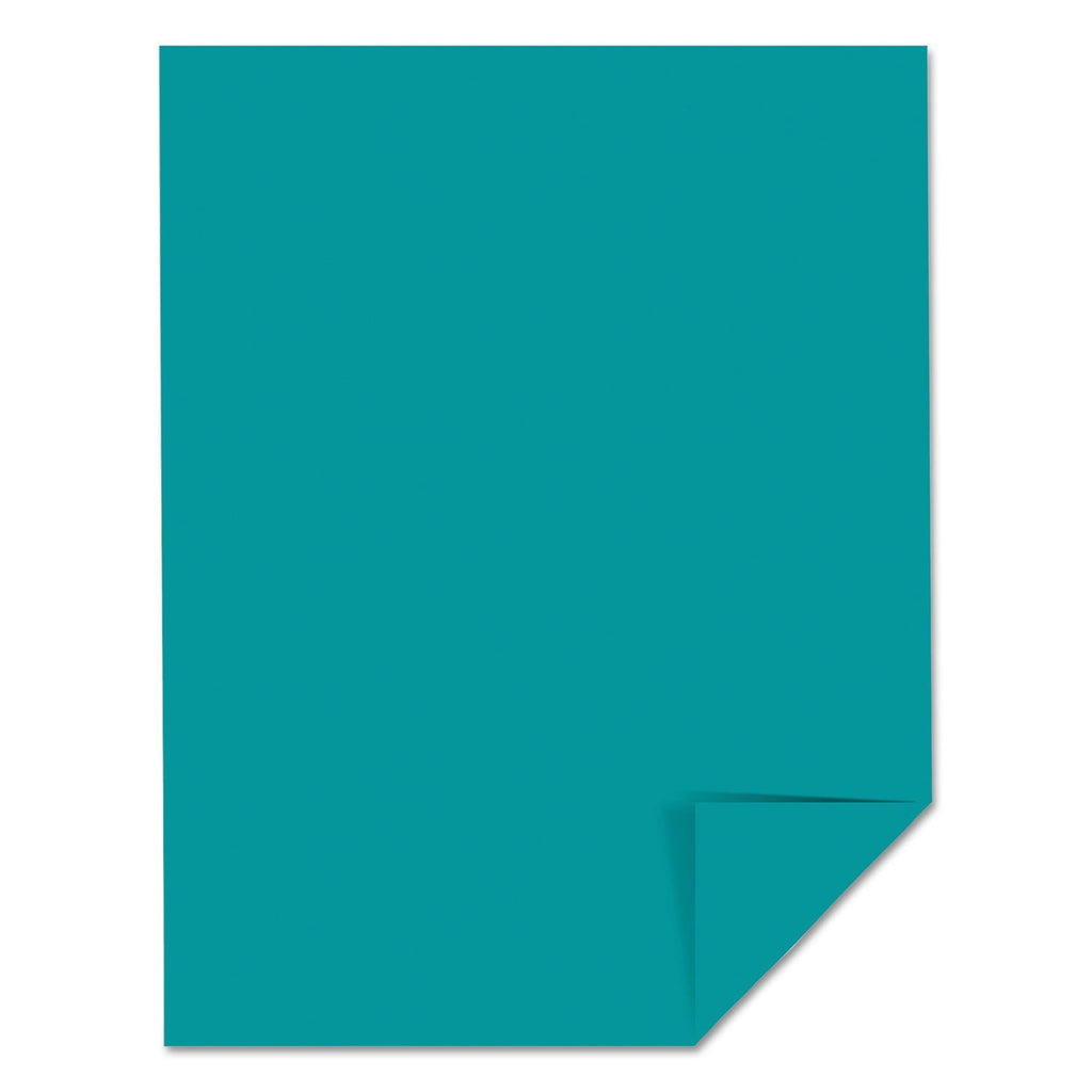 Astrobrights Color Cardstock, 65 lb Cover Weight, 8.5 x 11, Terrestrial Teal, 250/Pack