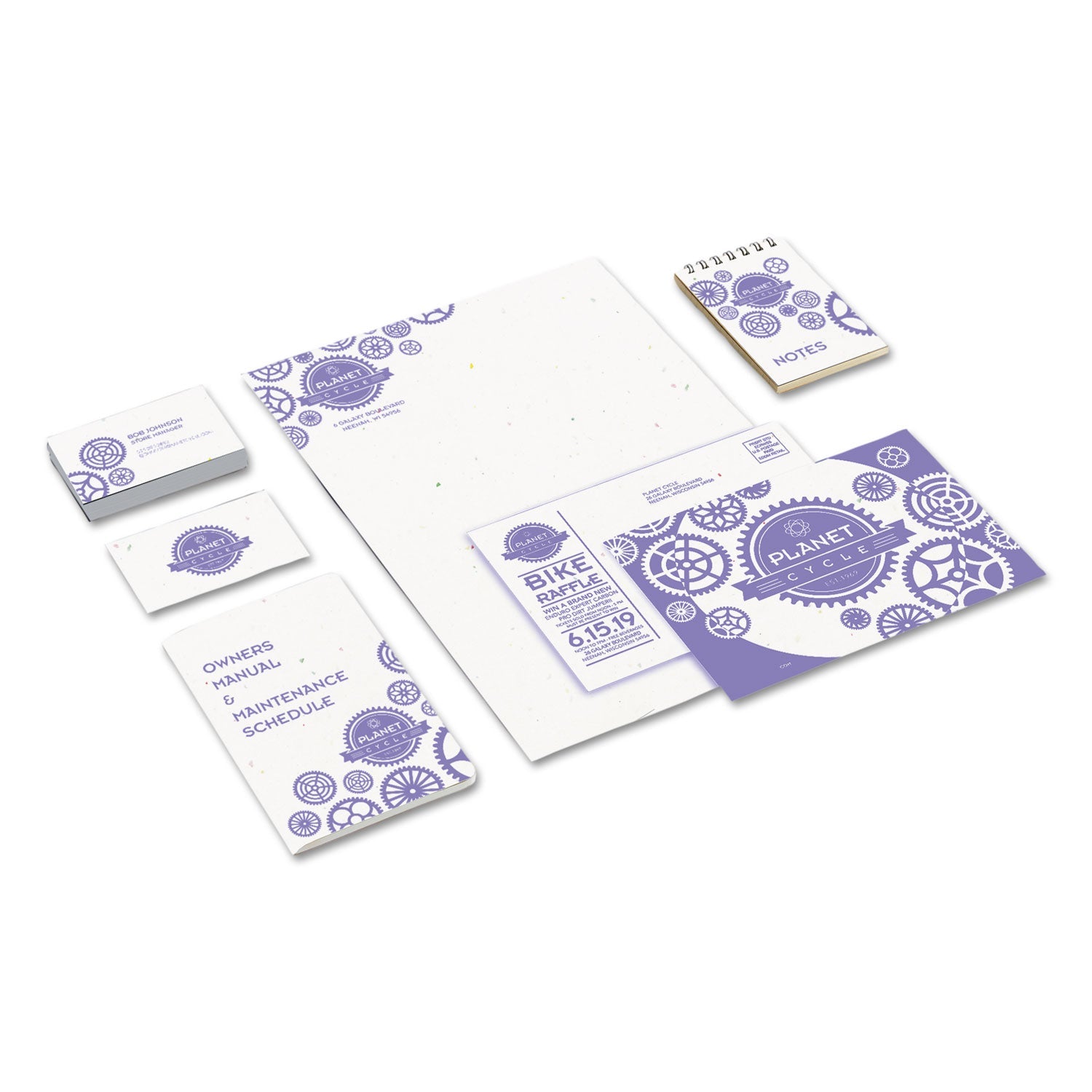 Astrobrights Color Cardstock, 65 lb Cover Weight, 8.5 x 11, Stardust Flecked White, 250/Pack