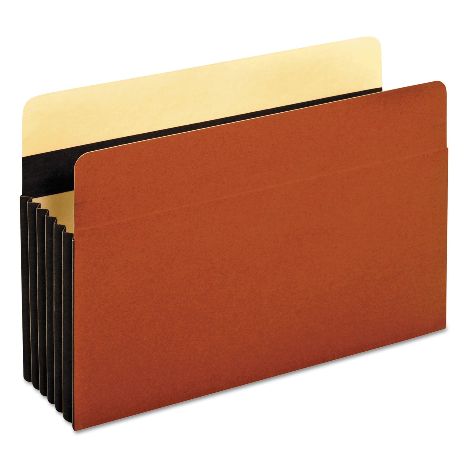 Pendaflex Heavy-Duty File Pockets, 5.25" Expansion, Legal Size, Redrope, 10/Box