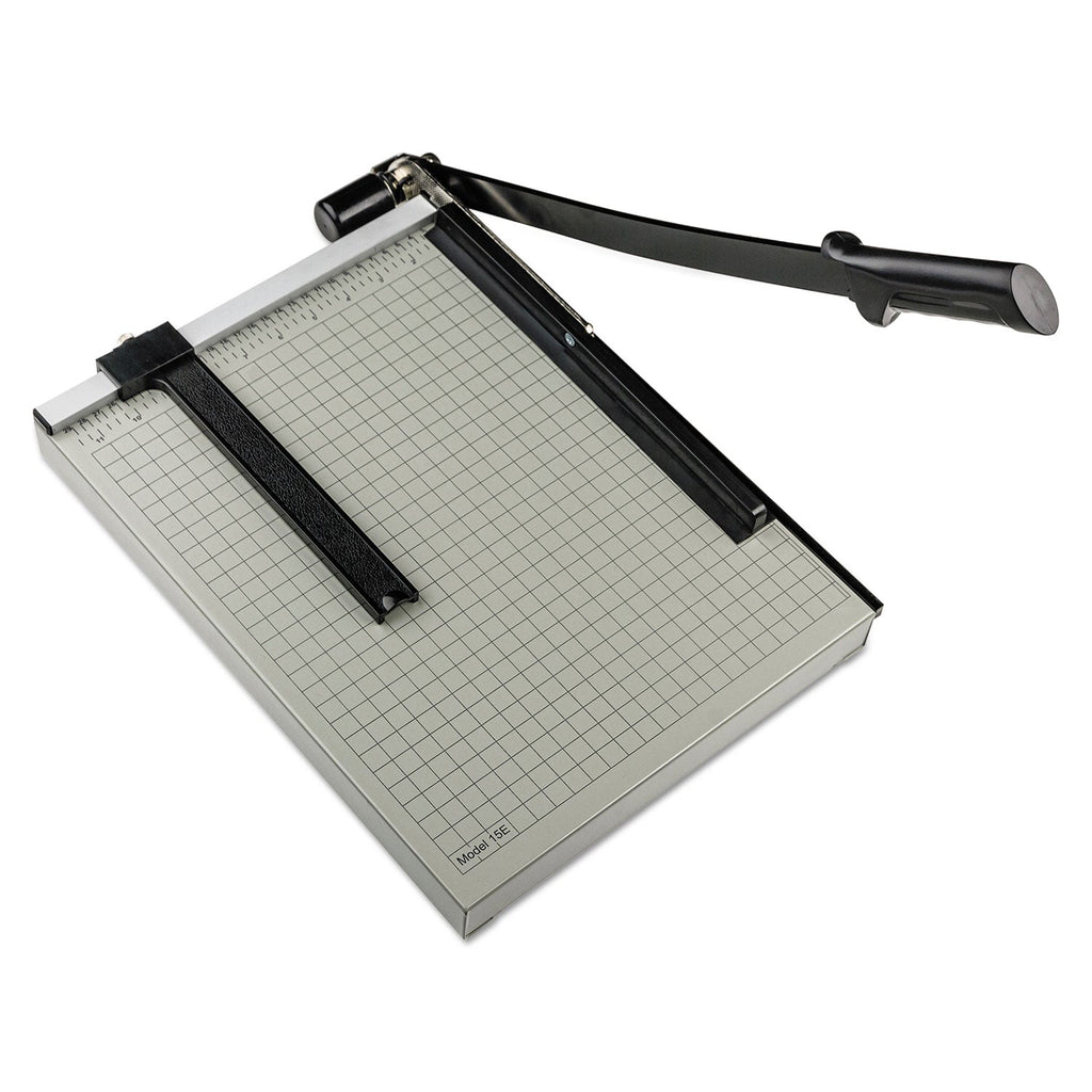 Dahle Vantage Guillotine Paper Trimmer/Cutter, 15 Sheets, 15" Cut Length, Metal Base, 12.25 x 15.75