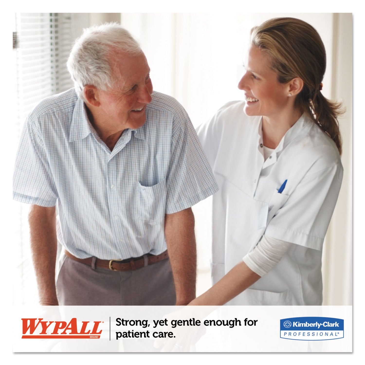 WypAll General Clean X60 Cloths, 1/4 Fold, 12.5 x 10, White, 70/Pack, 8 Packs/Carton