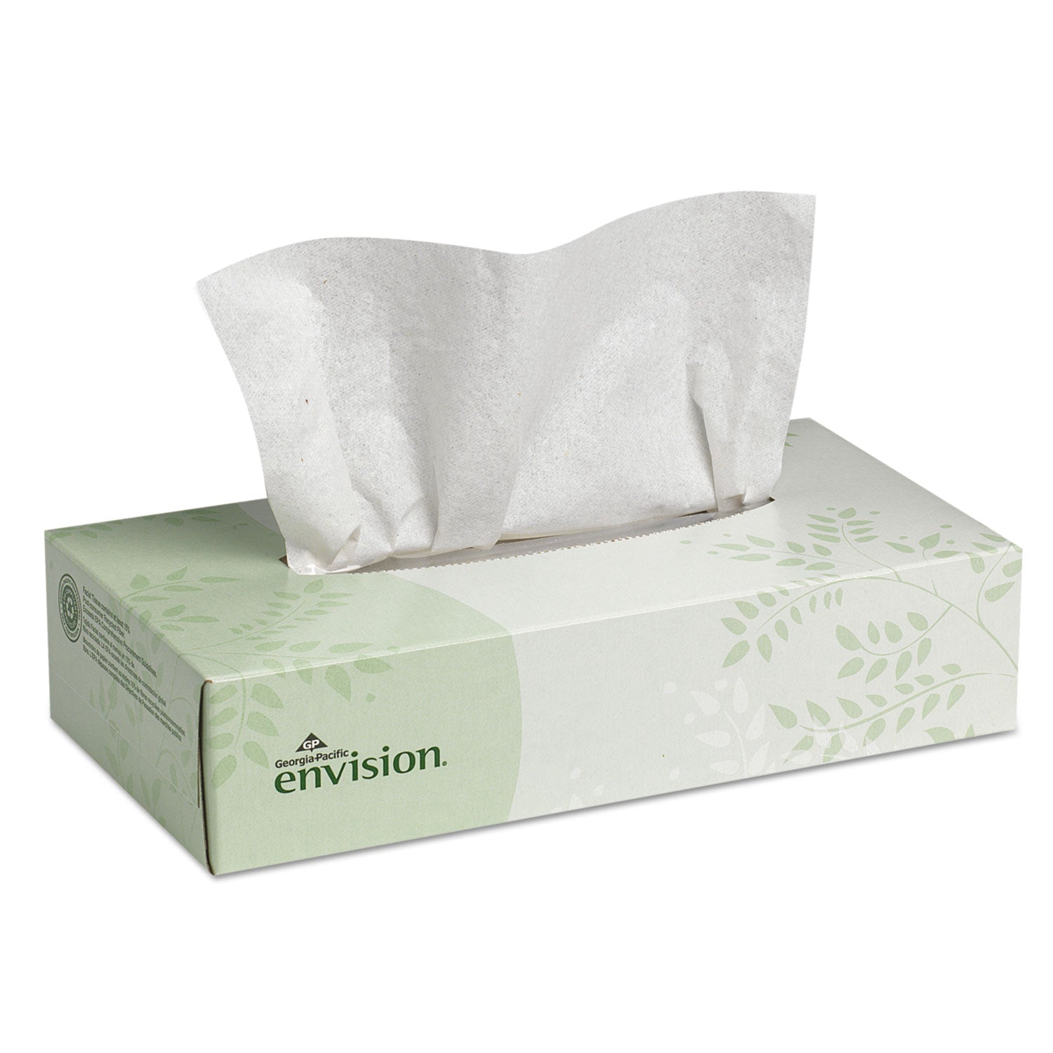 Georgia Pacific Facial Tissue, 2-Ply, White, 100 Sheets/Box, 30 Boxes/Carton