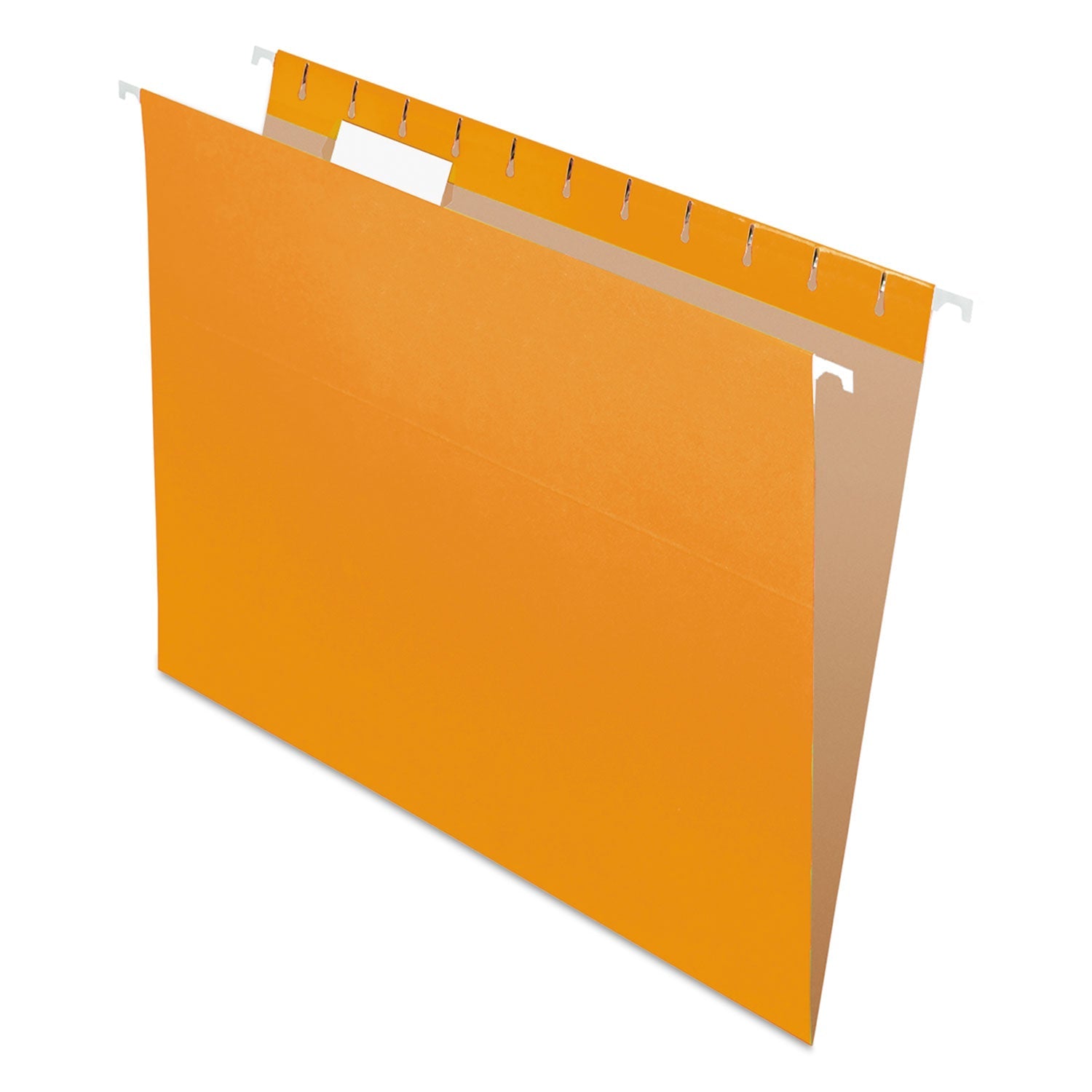 Pendaflex Colored Hanging Folders, Letter Size, 1/5-Cut Tabs, Orange, 25/Box