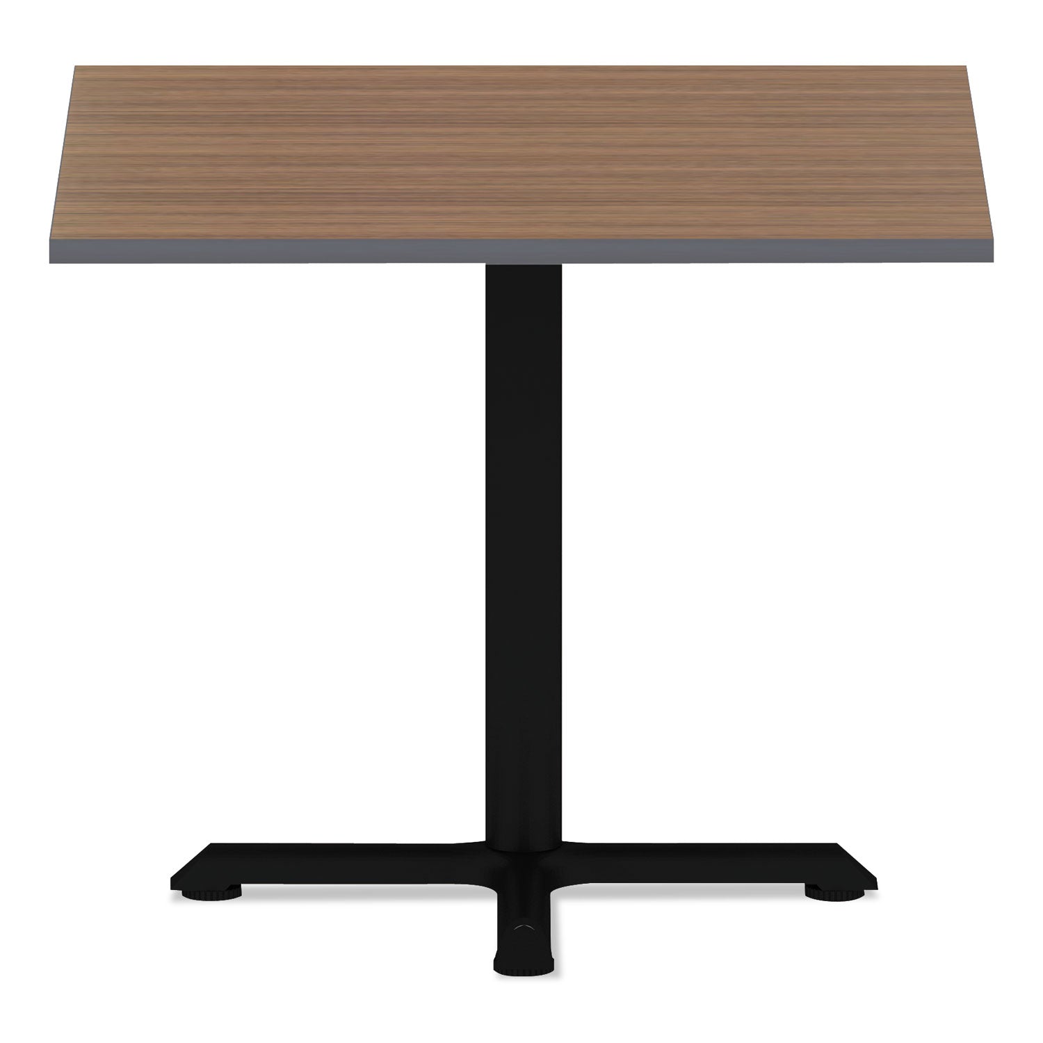 Alera Hospitality Series Single-Column Bases, 27.5" Diameter, 28.5"h, 300 lb Cap, Steel, Black