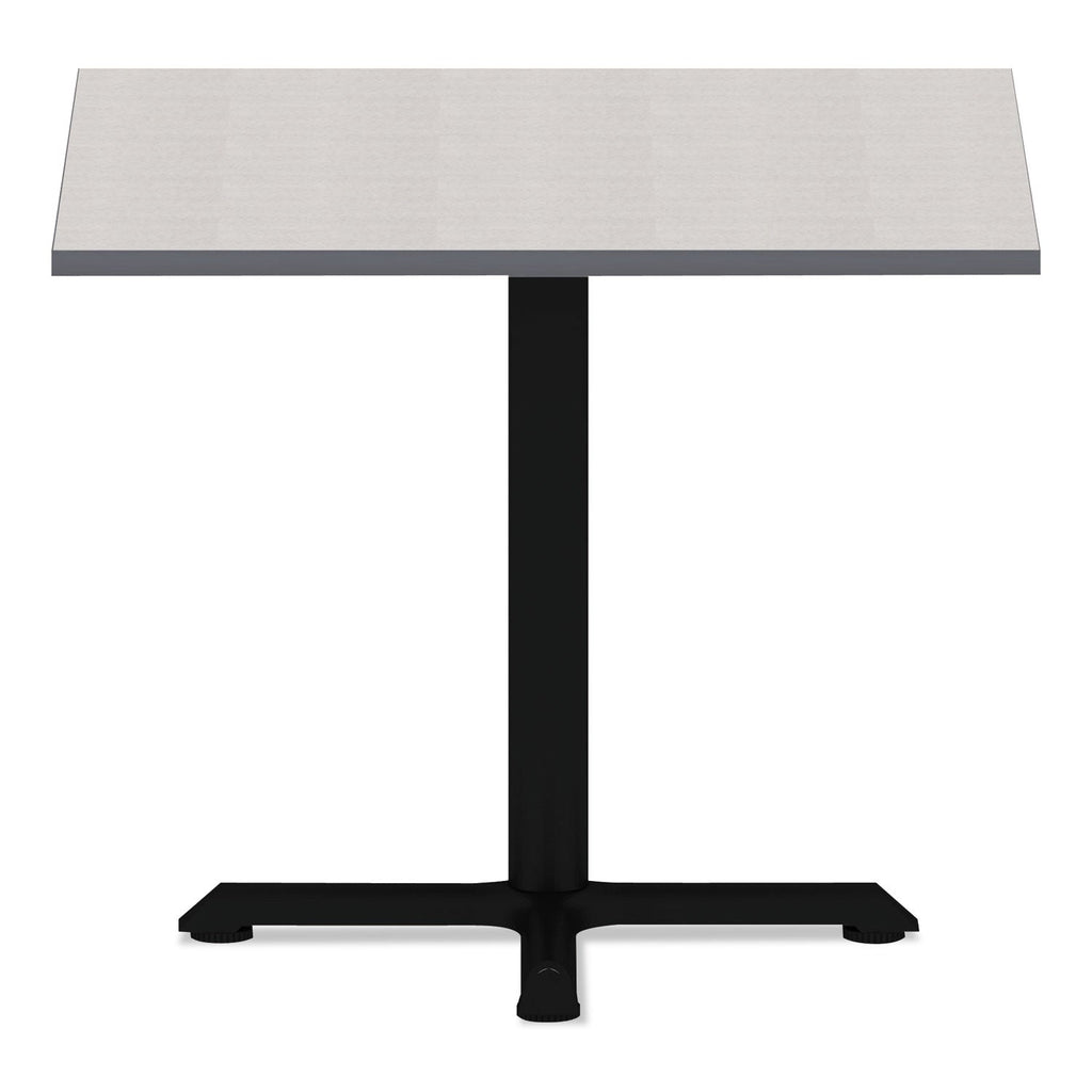 Alera Hospitality Series Single-Column Bases, 27.5" Diameter, 28.5"h, 300 lb Cap, Steel, Black