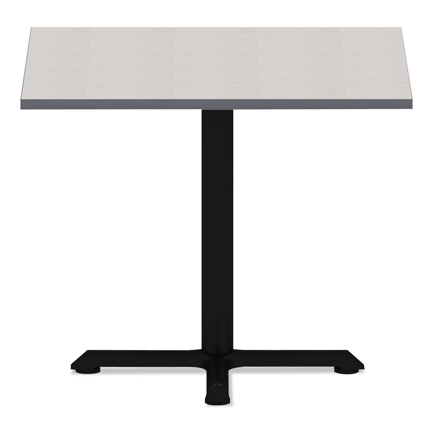 Alera Hospitality Series Single-Column Bases, 27.5" Diameter, 28.5"h, 300 lb Cap, Steel, Black