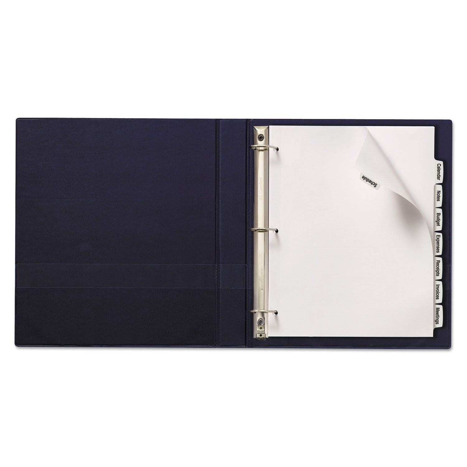 Avery Big Tab Printable White Label Tab Dividers, 8-Tab, 11 x 8.5, White, 20 Sets