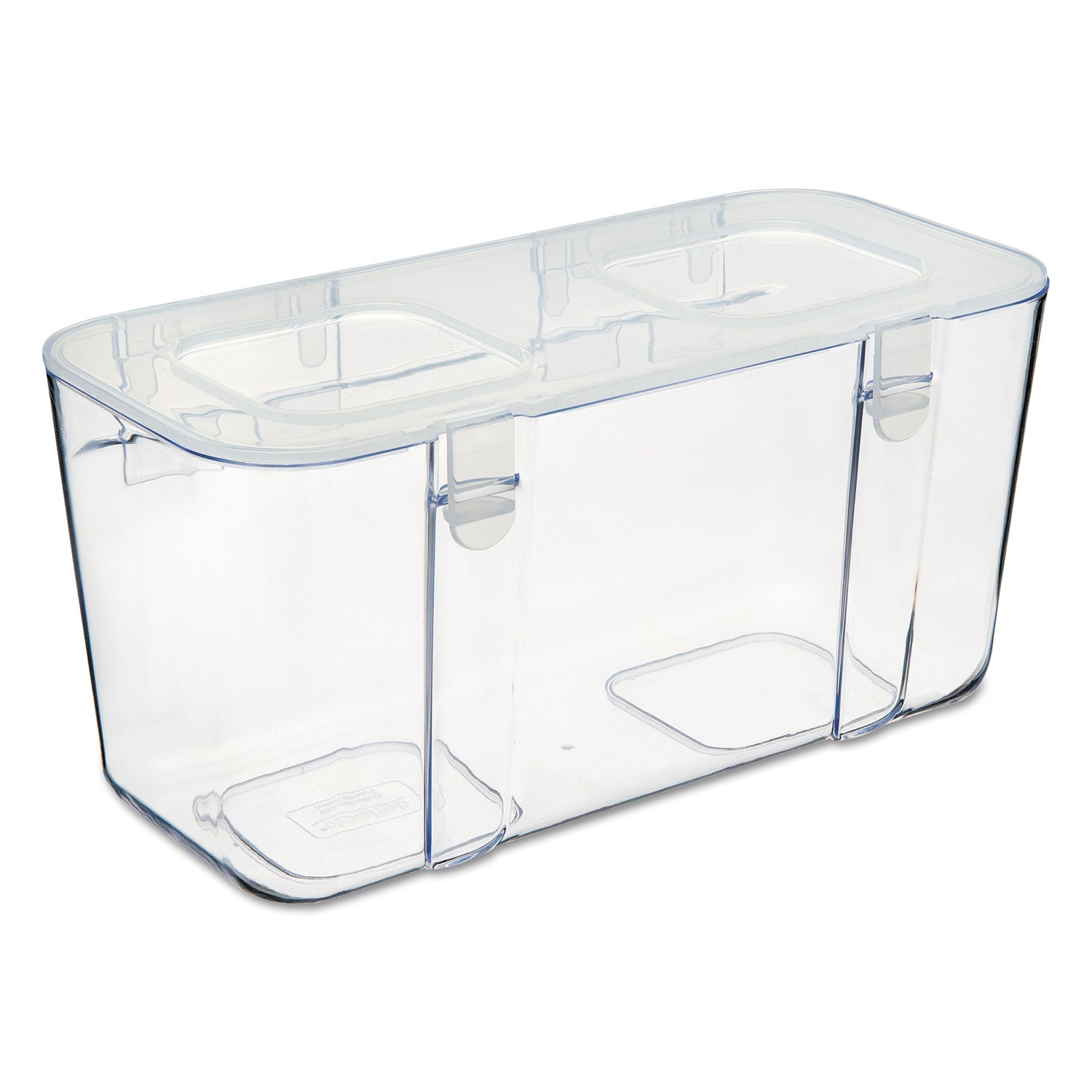 deflecto Stackable Caddy Organizer, Medium, Plastic, 8.8 x 4 x 4.38, White
