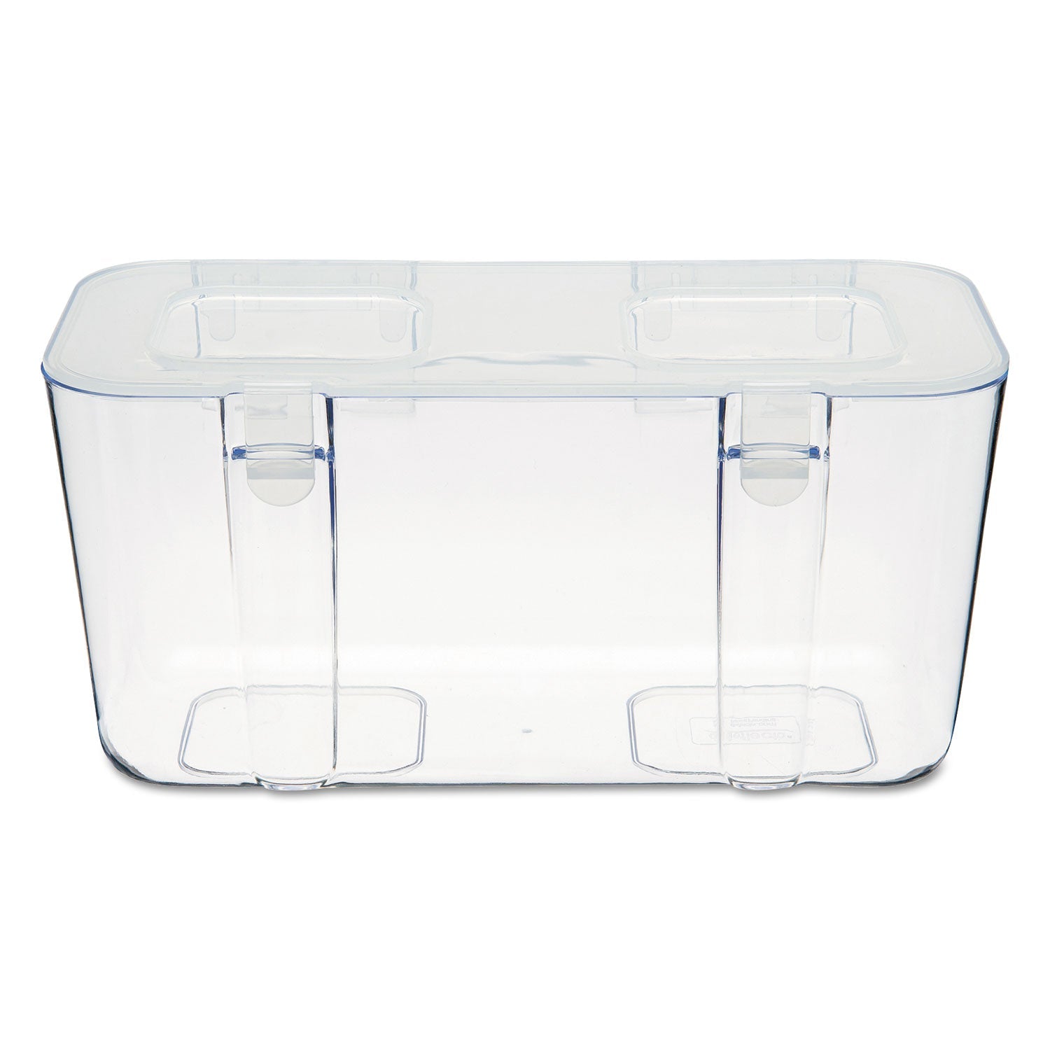 deflecto Stackable Caddy Organizer, Medium, Plastic, 8.8 x 4 x 4.38, White