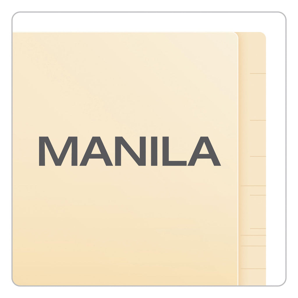 Pendaflex SmartShield End Tab File Folders, Straight Tabs, Letter Size, Manila, 75/Box