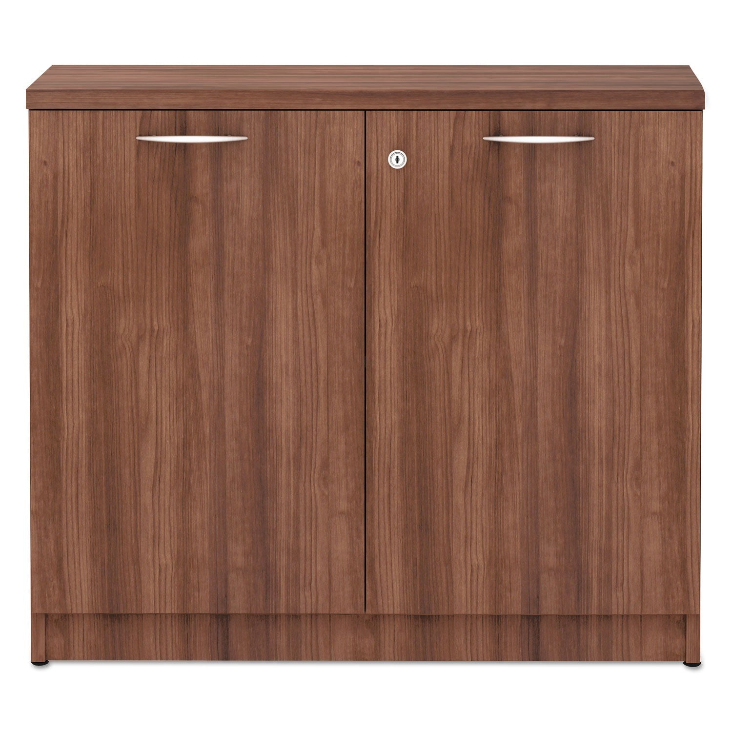 Alera Valencia Series Storage Cabinet, 34.3w x 22.88d x 29.5h, Modern Walnut