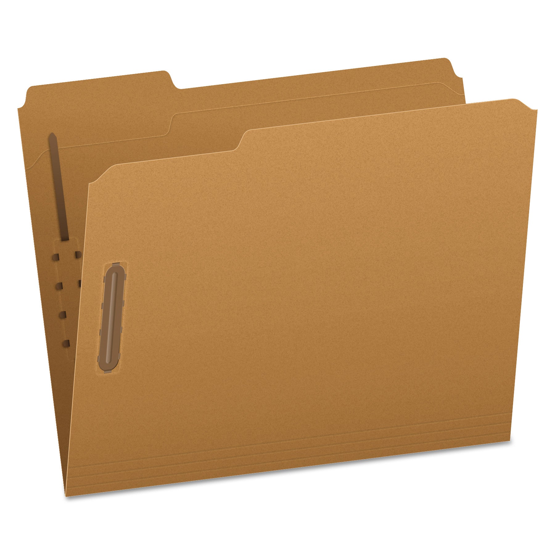 Pendaflex Kraft Fastener Folders, 1/3-Cut Tabs: Assorted, 2 Fasteners, Letter Size, Kraft Exterior, 50/Box