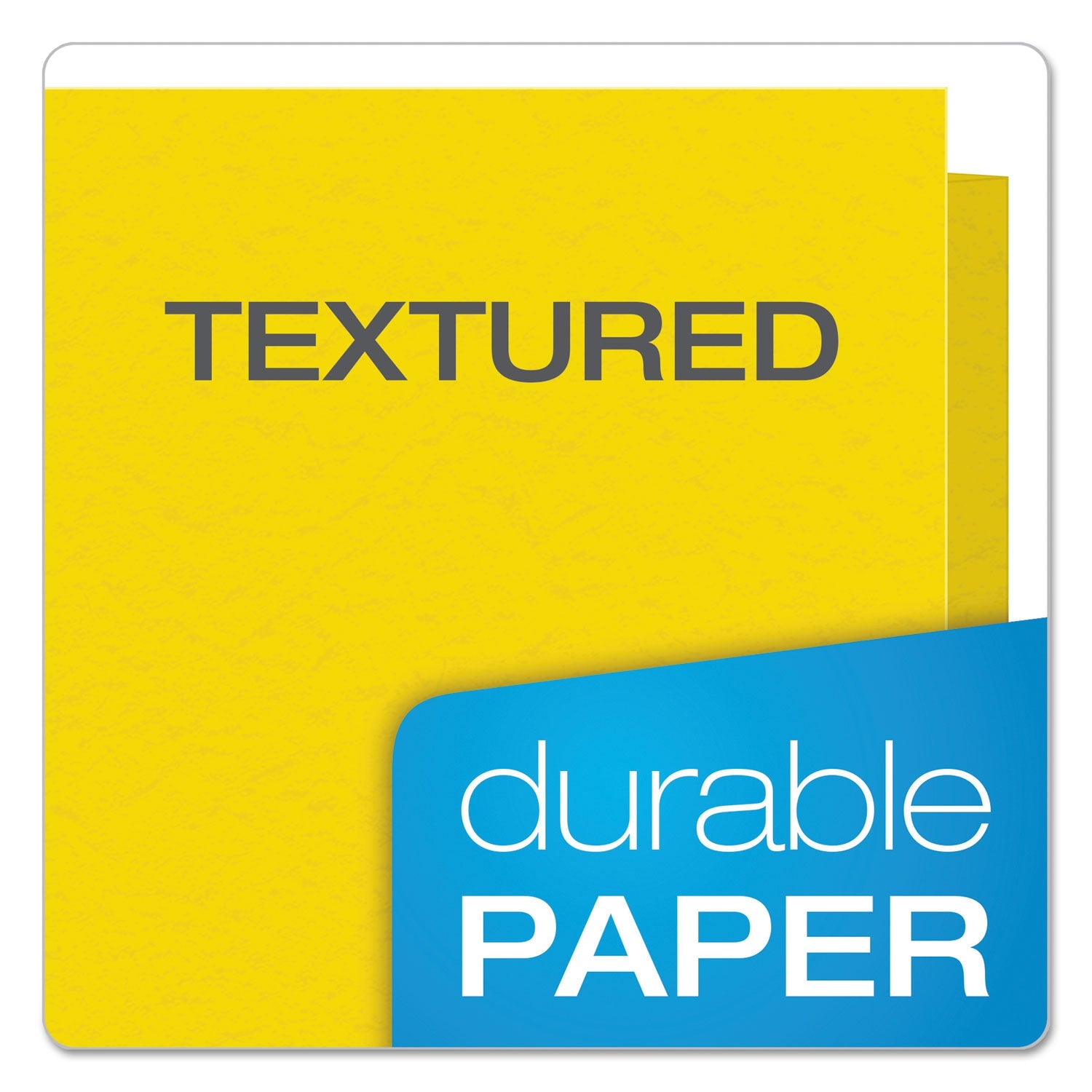 Pendaflex Colored File Folders, Straight Tabs, Letter Size, Yellow/Light Yellow, 100/Box