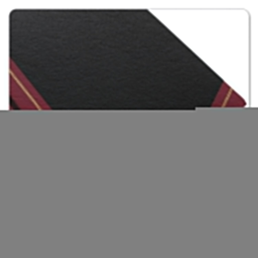 Boorum & Pease Extra-Durable Bound Book, Single-Page Record-Rule Format, Black/Maroon/Gold Cover, 10.13 x 7.78 Sheets, 300 Sheets/Book