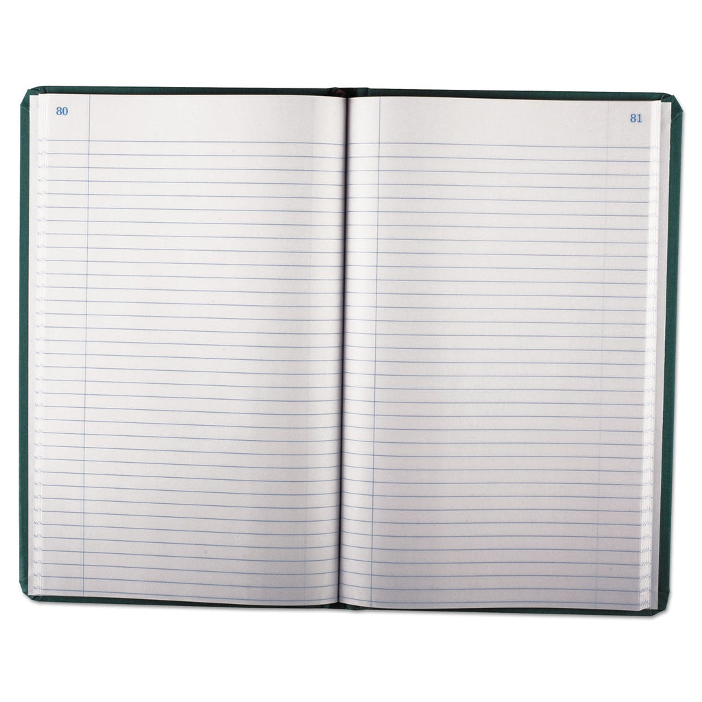 Boorum & Pease Account Record Book, Record-Style Rule, Blue Cover, 11.75 x 7.25 Sheets, 150 Sheets/Book