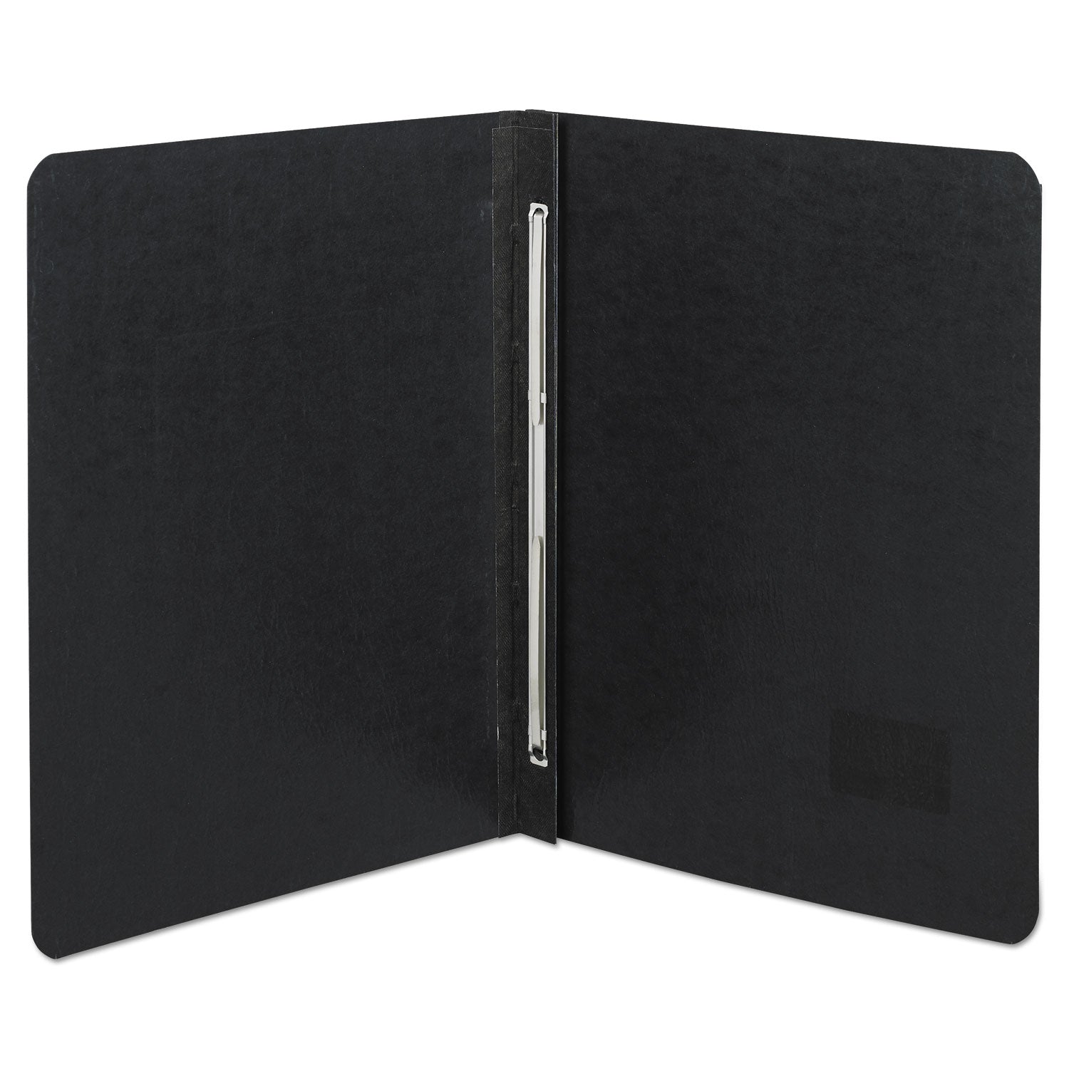 ACCO PRESSTEX Report Cover with Tyvek Reinforced Hinge, Side Bound, Two-Piece Prong Fastener, 3" Capacity, 8.5 x 11, Black/Black