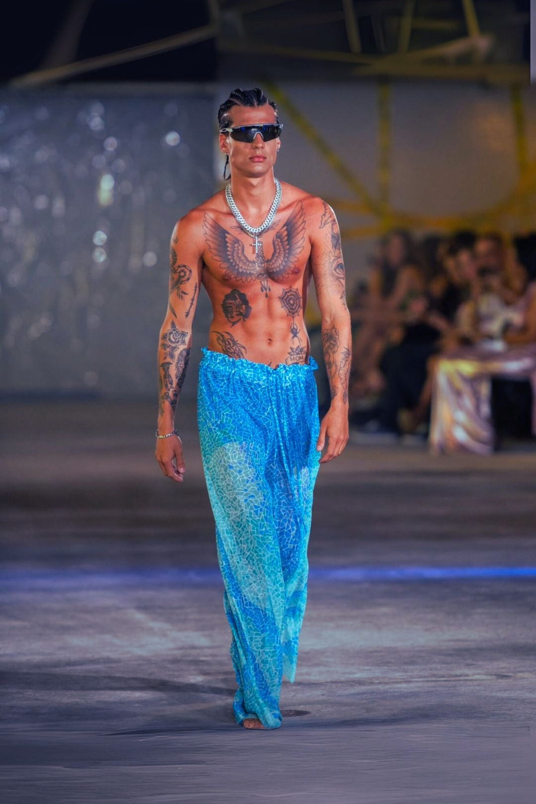 WAVE MOSAIC BEACH PANTS one size, fits all