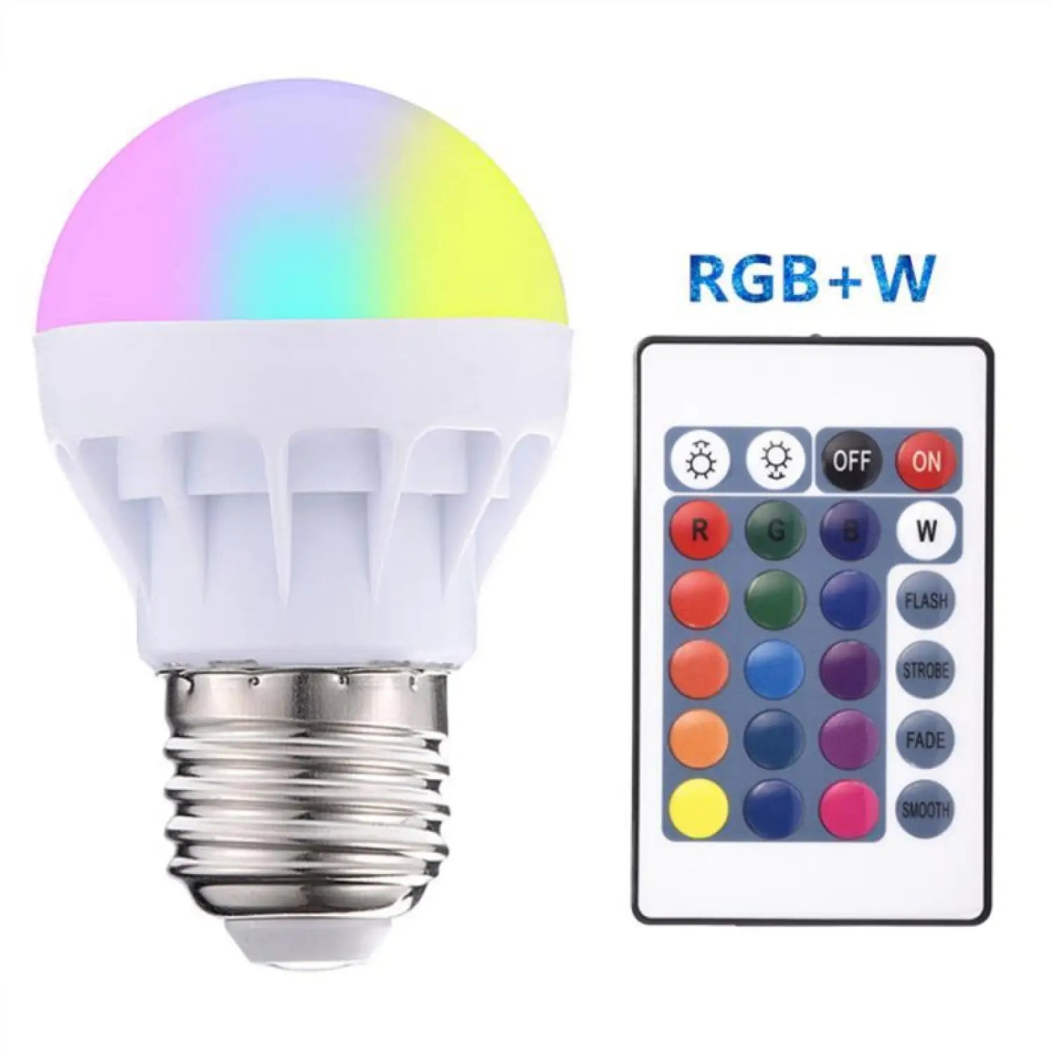 3W LED Bulb RGB Colorful Light for Indoor