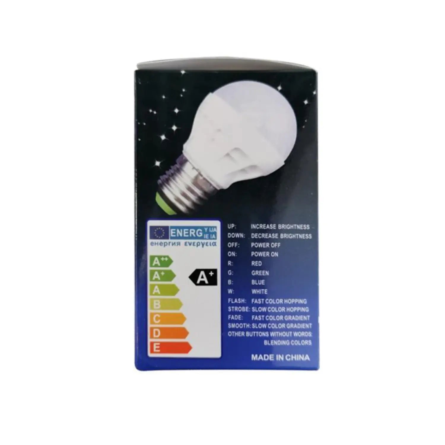 3W LED Bulb RGB Colorful Light for Indoor