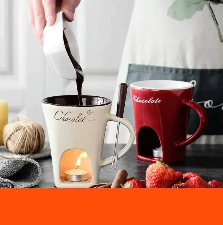 Ceramic Chocolate Hot Pot Mug