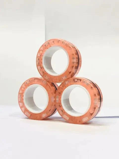 3pcs Finger Magnetic Fidget Rings